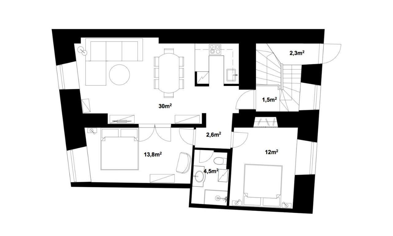 Tallinnhousing Knights And Nobility -3 Bdr Home المظهر الخارجي الصورة